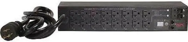 Main image of APC Rack PDU, Switched, 2U, 30A, 120V, (16)5-20 Black