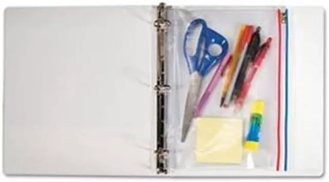 Main image of Advantus ANG52 Zip-All Ring Binder Pocket, 8 1/2 x 11, Clear