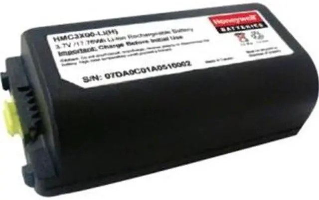 Main image of Honeywell HMC3X00-LI(H) Battery Replacement, Zebra Enterprise Mc31Xx Extended, 4800 Mah, Lilon, Oem Part Number Btry-Mc31Kab02