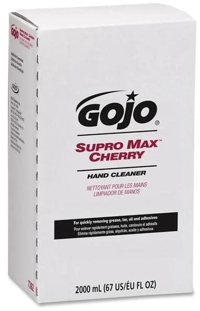 Alt view image 4 of 19 - GOJO® SUPRO MAX™ Cherry Hand Cleaner 2000 mL Refill for GOJO® PRO™ TDX™ Dispenser   1 each