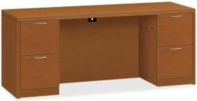 Main image of HON Double Pedestal Credenza 72"x24"x29-1/2" Bourbon Cherry 115900ACHH