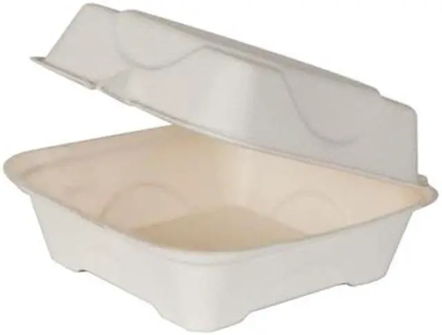 Alt view image 3 of 8 - Eco-Products Box,Clamshell,Take-Out EP-HC6