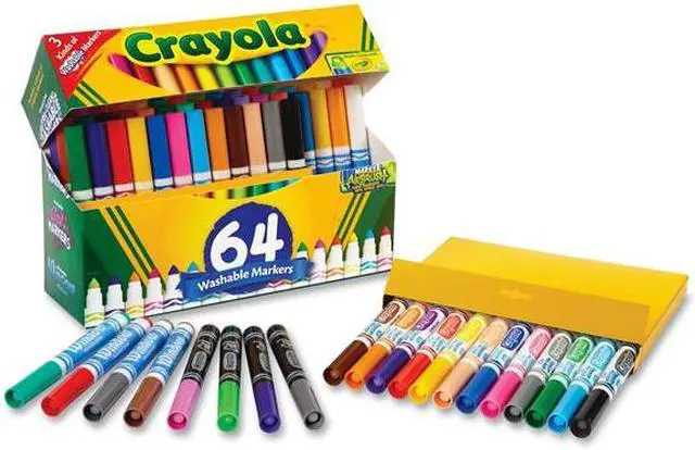 Alt view image 4 of 20 - Crayola 64ct Marker Collection