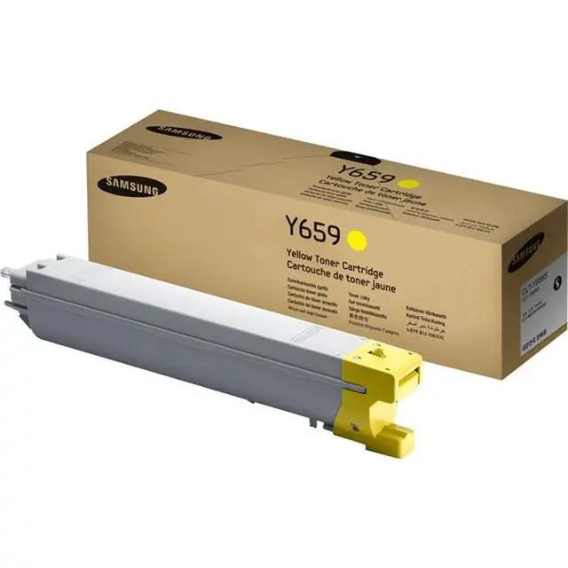 Alt view image 5 of 7 - Yellow Toner Cartridge for Samsung CLT-Y659S MultiXpress CLX-8640ND, MultiXpress CLX-8650ND, Genuine Samsung Brand