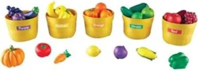 Alt view image 5 of 20 - Learning Resources Farmer's Market Color Sorting Set