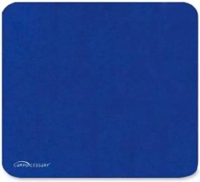 Alt view image 6 of 8 - Compucessory Economy Mouse Pad Nonskid Rubber Base 9-1/2"x8-1/2" Blue 23605