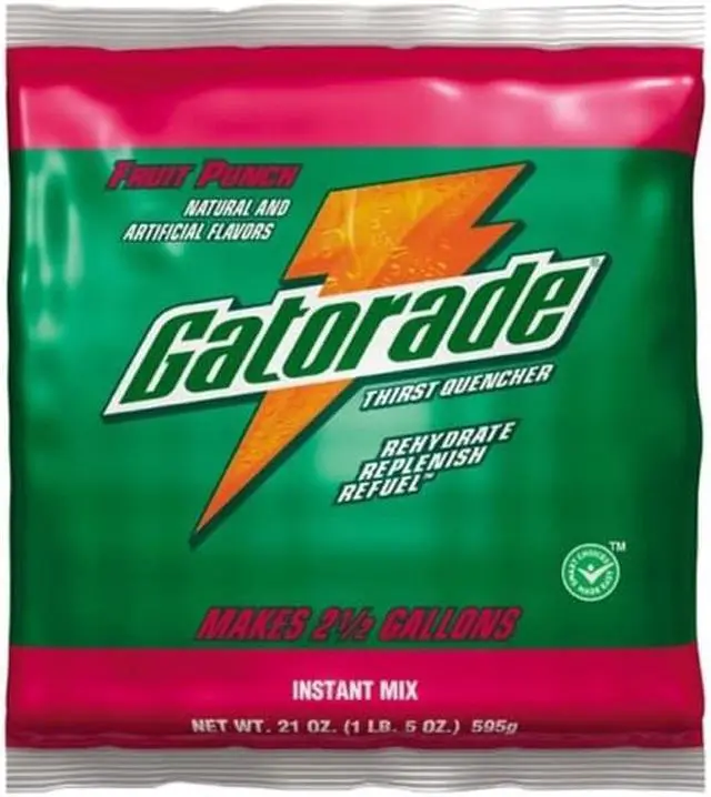 Alt view image 4 of 6 - Thirst Quencher Powdered Drink Mix Fruit Punch 21oz Packet 32/Carton QUA33691