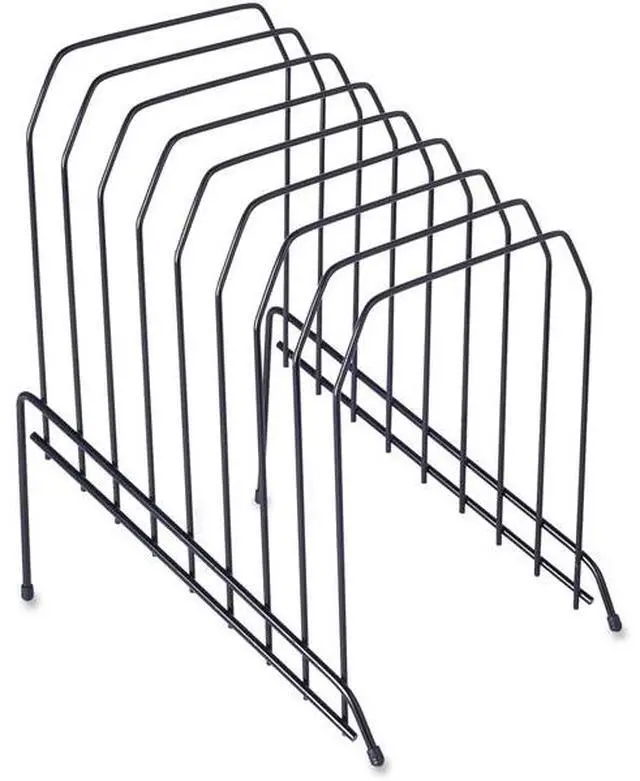 Main image of Lorell Wire File Sorter/Holder - 8 Divider(s) - Desktop - Black - Wire - 1Each  LLR80632