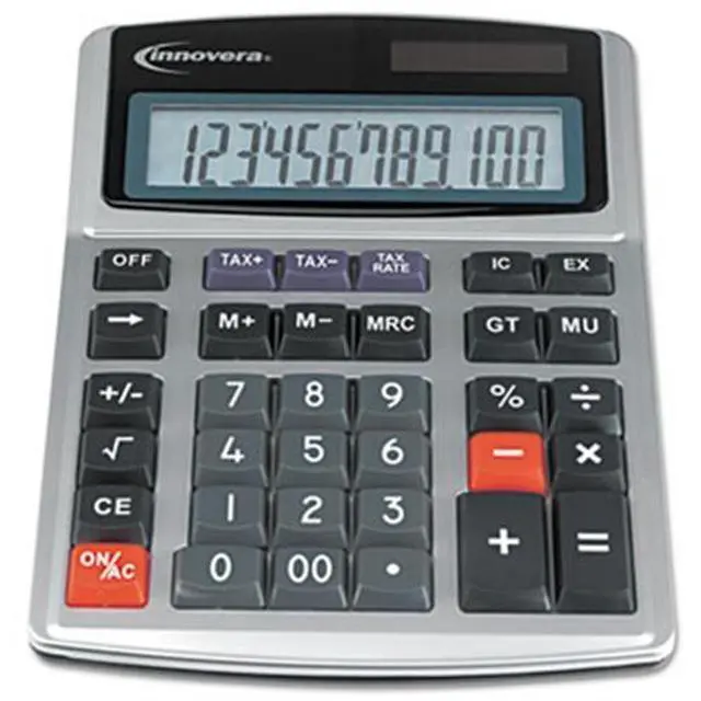 Alt view image 2 of 5 - Innovera 15975 Large Digit Commercial Calculator - IVR15975