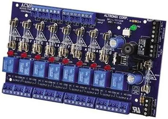 Alt view image 2 of 3 - Altronix ACM8, 8-Fused Output Access Control Lock Power Controller