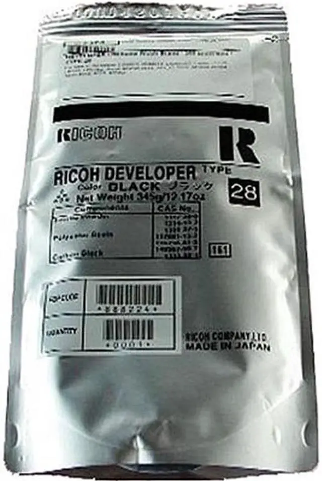 Main image of Black Developer For The Ricoh Aficio 2015 2016 2016spf 2018 2018d 2020 2020d 202