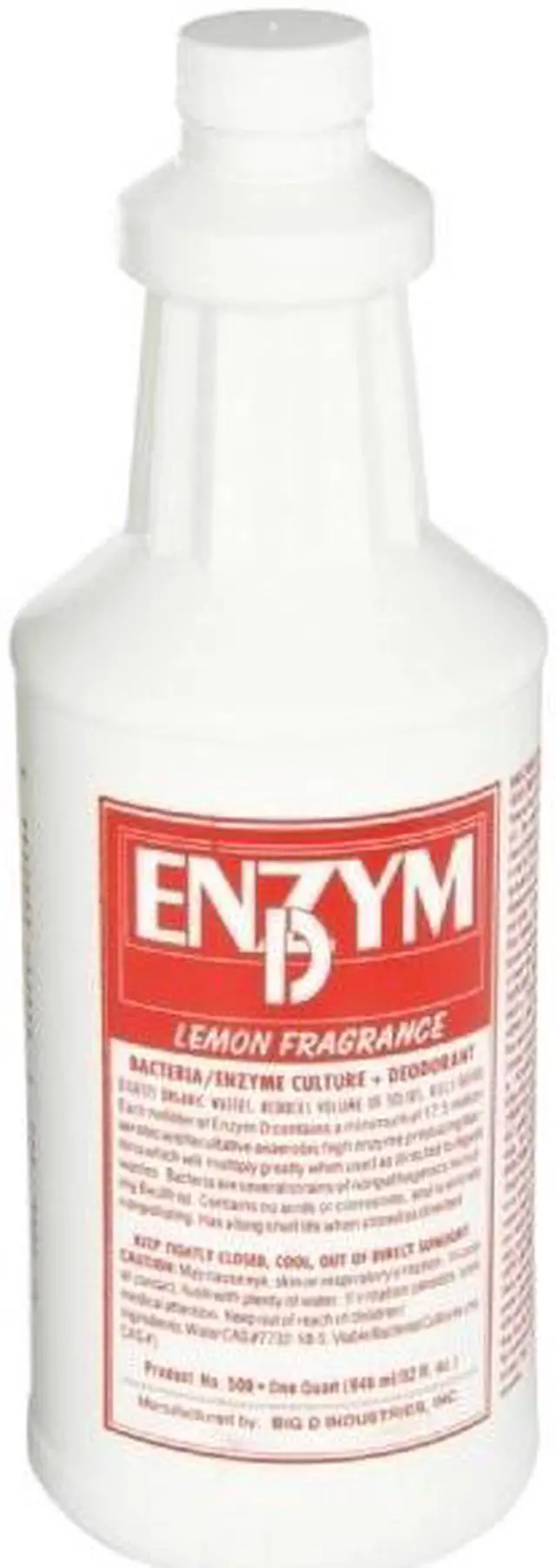 Alt view image 3 of 12 - Enzym D Digester Liquid Deodorant, Lemon, 32oz, 12/Carton