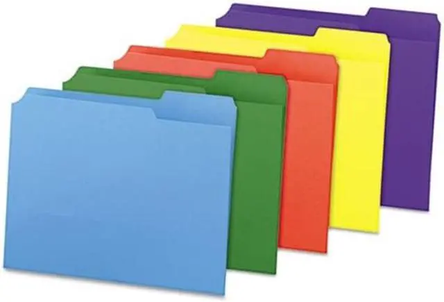 Alt view image 3 of 7 - UNIVERSAL Recycled Interior File Folders 1/3 Cut Top Tab Legal Violet 100/Box