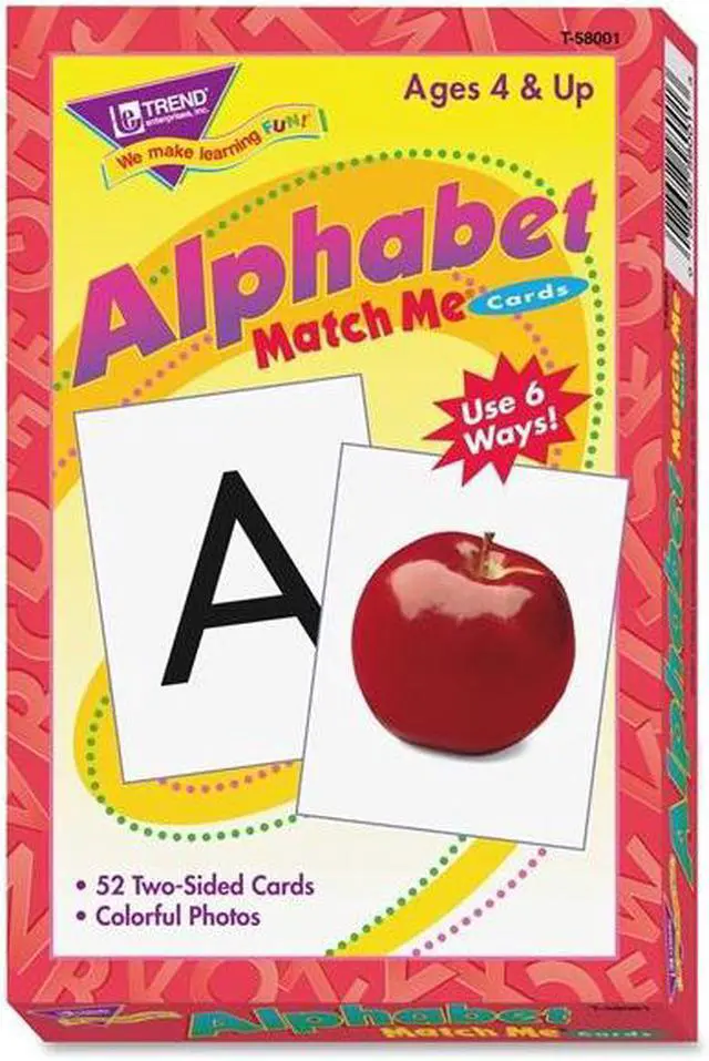 Alt view image 4 of 12 - Trend Alphabet Match Me Flash Cards