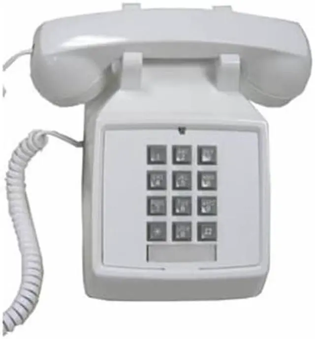 Alt view image 5 of 9 - Cortelco 250015-Vba-20m Desk Phone With Volume White