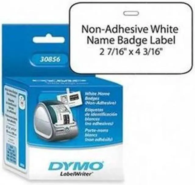 Alt view image 5 of 5 - Sanford 30856 DYMO Name Badge Insert Labels, 2-7/16 x 4-3/16, White, 250/Box