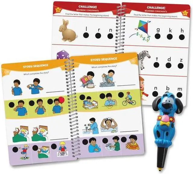 Alt view image 5 of 10 - Educational Insights Hot Dots Jr. Let's Master Pre-K Reading Set with Ace Pen