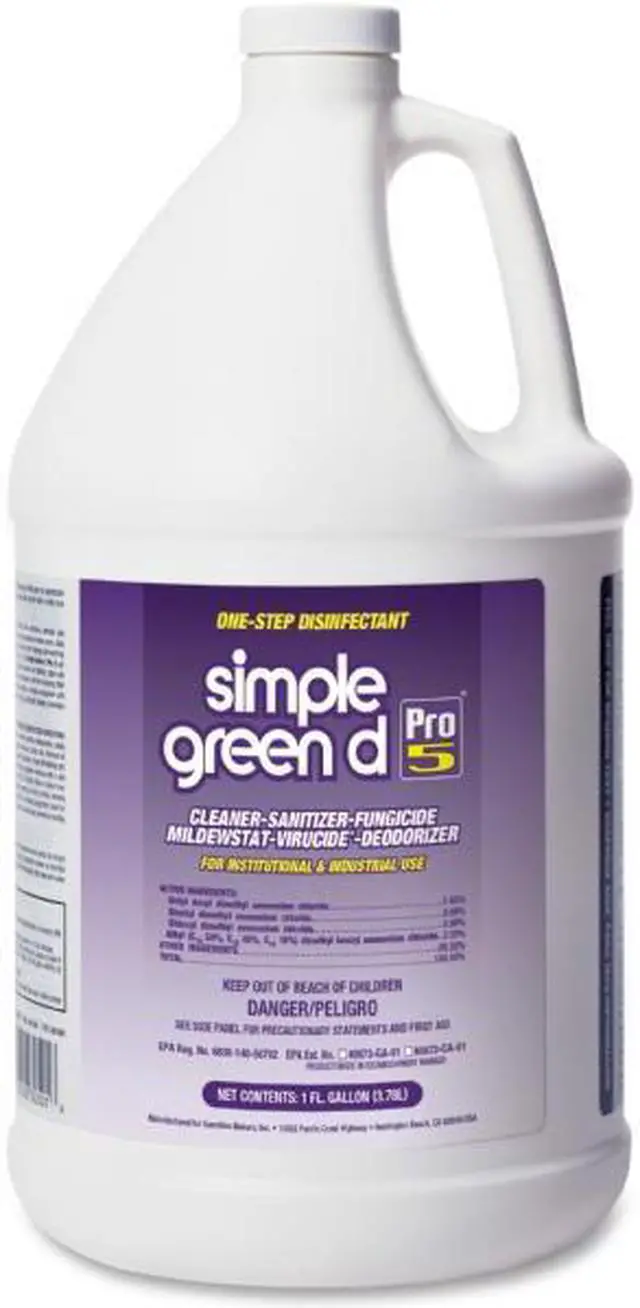 Alt view image 2 of 2 - Simple Green Pro 5 One Step Disinfectant SMP30501CT