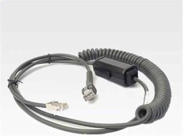Main image of Zebra (Motorola/Symbol) CBA-R28-C09ZAR Coiled RS232 Cable Verifone Ruby - 9 Ft.