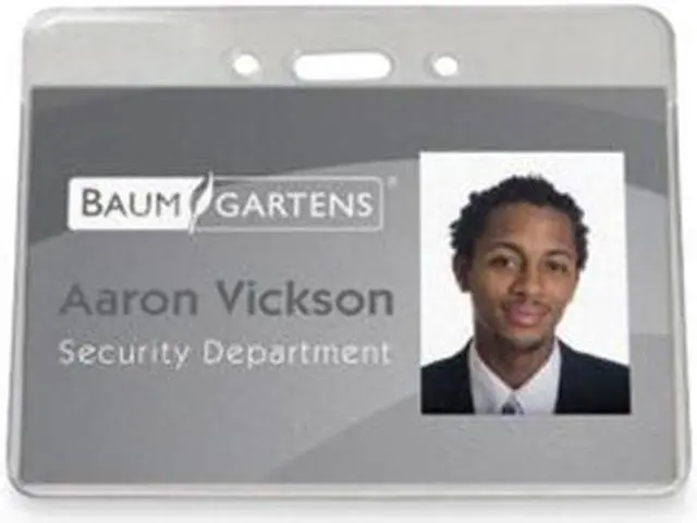 Alt view image 5 of 14 - Baumgartens Proximity Badge Holder Horizontal 3-1/2"x2-3/8" 50/PK Clear 47810