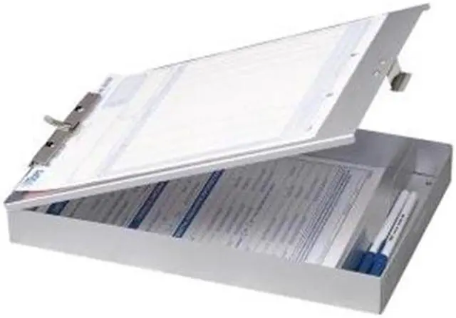 Main image of Officemate Storage Clipboard 1-1/2" Deep Steel Clip 9"x13" AM 83200