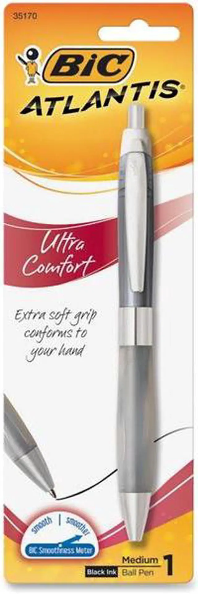 Alt view image 2 of 14 - Atlantis Ultra Comfort Ballpoint Pen 1/Pkg-Assorted Barrels