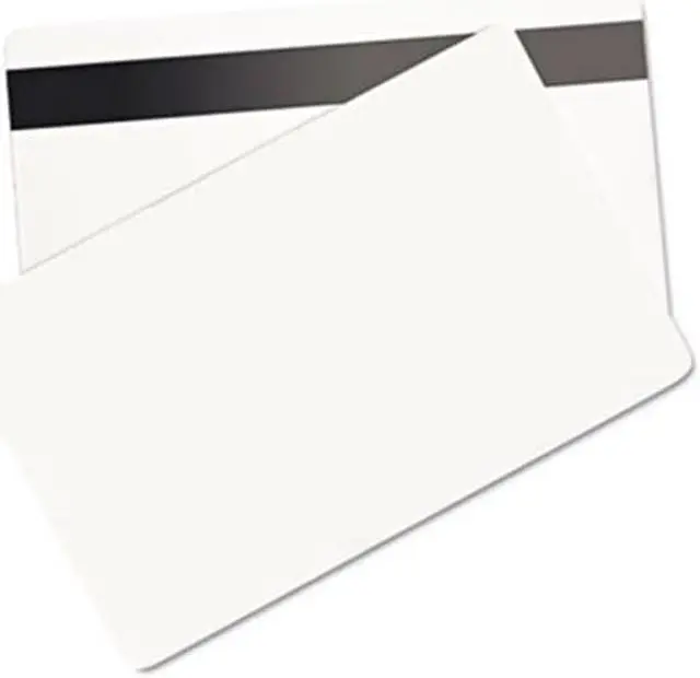Alt view image 2 of 12 - Baumgartens PVC ID Card - 2.12" Width x 3.37" Length - White BAU80340