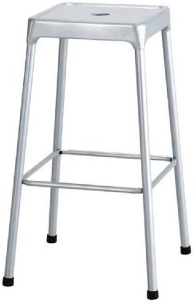 Alt view image 2 of 8 - Safco - 6606SL - Bar-Height Steel Stool, Silver