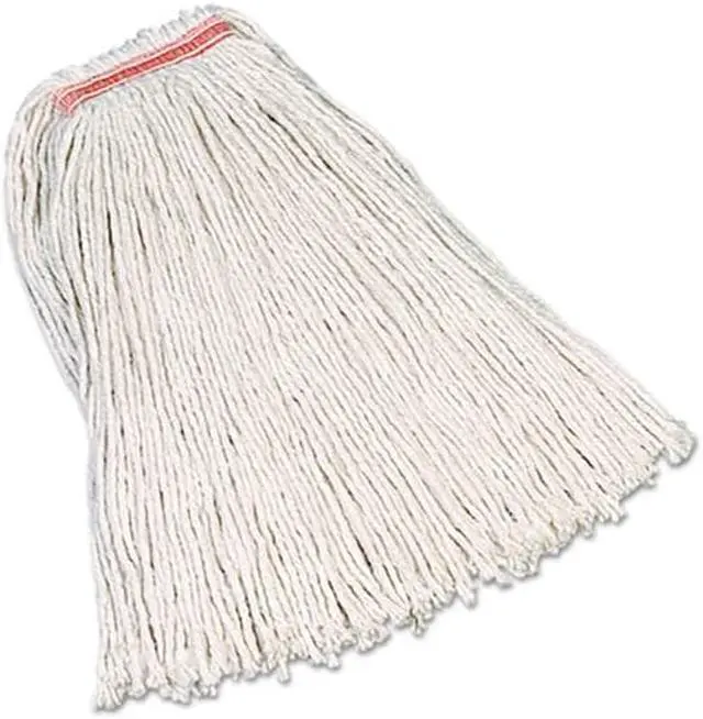 Alt view image 5 of 6 - RUBBERMAID COMMERCIAL FGF11900WH00 1 in String Wet Mop, 32 oz Dry Wt, Slide On