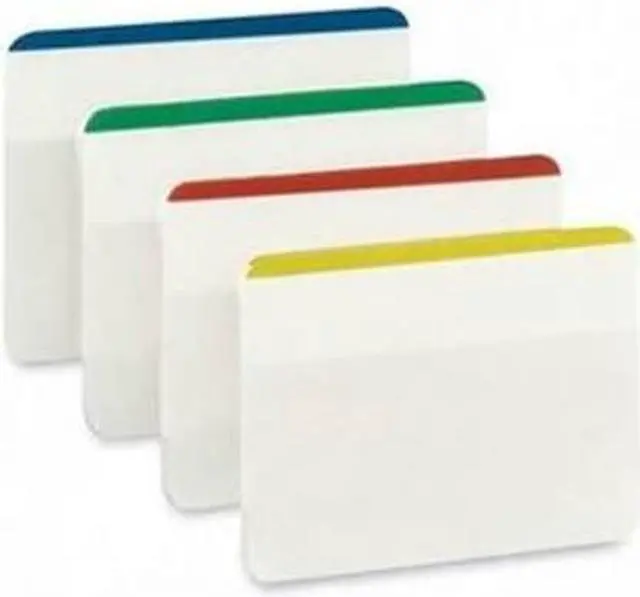 Alt view image 5 of 20 - Post-it File Tabs 2 x 1 1/2 Lined Assorted Primary Colors 24/Pack 686F1