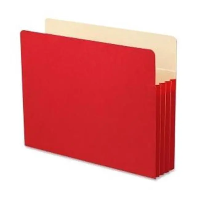 Alt view image 2 of 3 - Smead Manufacturing Company SMD73231 Top-Tab File Pocket- Ltr- 11-.75in.Wx9-.50in.H- 3-.50in. Exp- RD