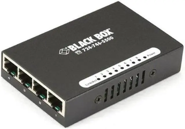 Main image of Black Box USB-Powered 10/100 8-Port Switch