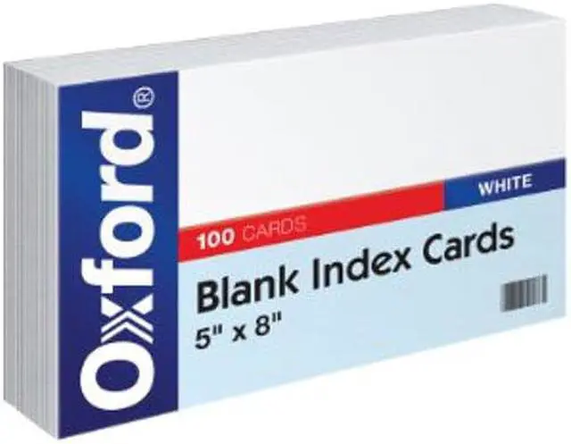 Alt view image 2 of 3 - Oxford Unruled Index Cards 5 x 8 White 100/Pack 50