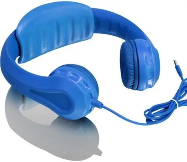 Main image of Aluratek AKH01FB Volume-Limiting Wired Foam Headphones - Blue