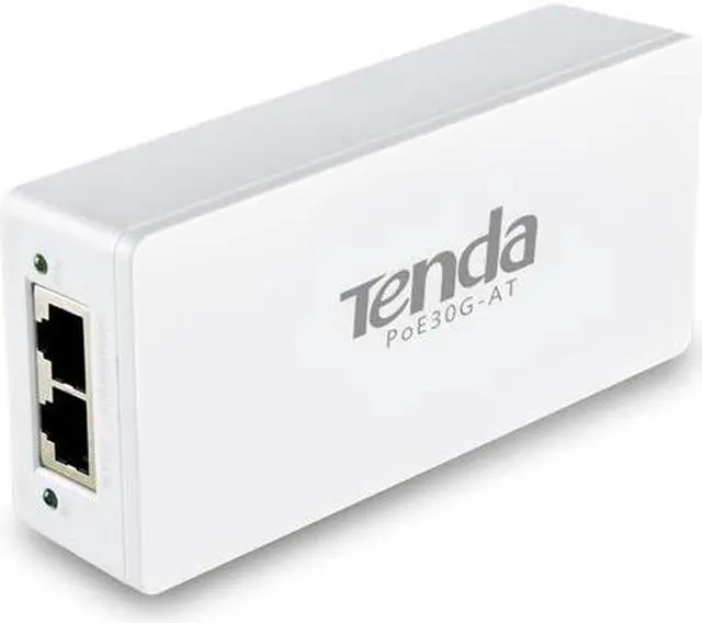Alt view image 2 of 20 - Tenda POE30G-AT Power-Over-Ethernet Injector , IEEE802.33af compatible, 10/100/1000Mbps RJ45 Poer, 1000M PoE Extension