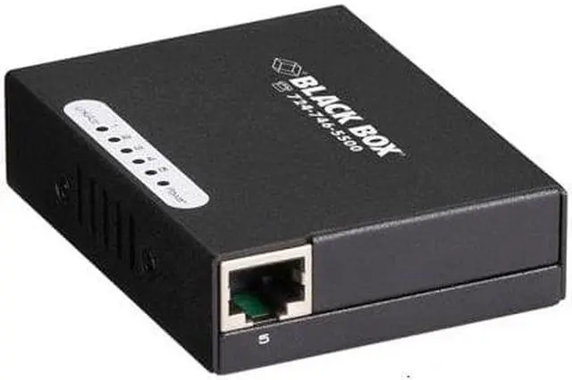 Alt view image 4 of 17 - Black Box USB-Powered 10/100 5-Port Switch