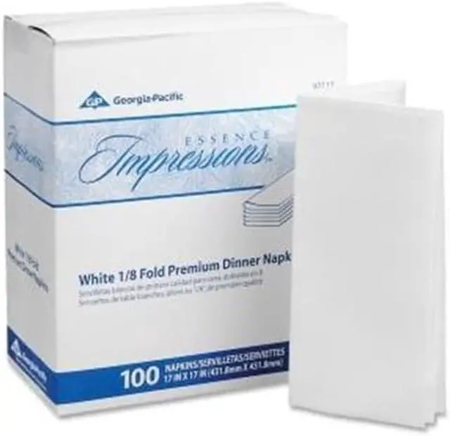 Alt view image 5 of 7 - Georgia-Pacific Essence Impression Dinner Napkin 4 BX/CT