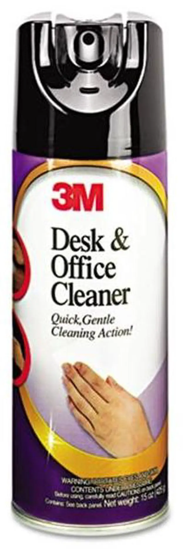 Alt view image 3 of 10 - 3M 573CT Desk & Office Spray Cleaner, 15 oz. Aerosol, 12/Carton