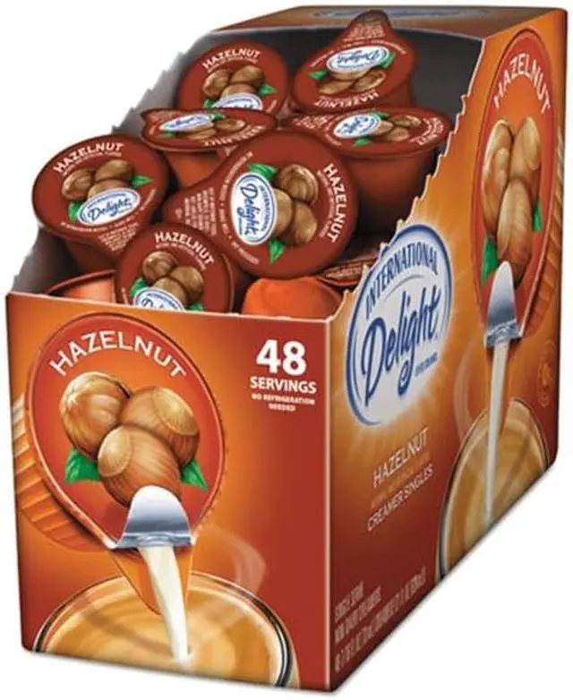 Alt view image 2 of 10 - International Delight Flavored Liquid Non-Dairy Coffee Creamer Hazelnut 0.4375