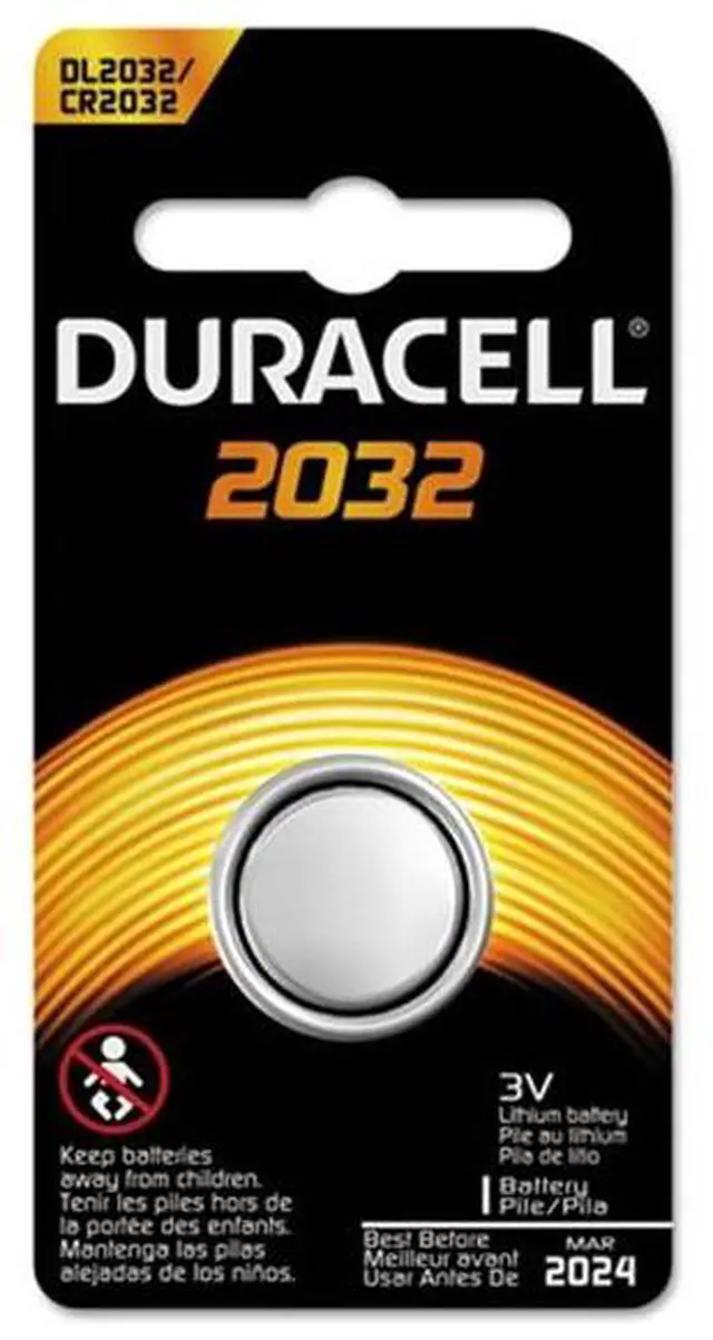 Alt view image 4 of 5 - Duracell Button Cell Lithium Electronics Battery Dl2032 3V 6/Box DL2032BPK