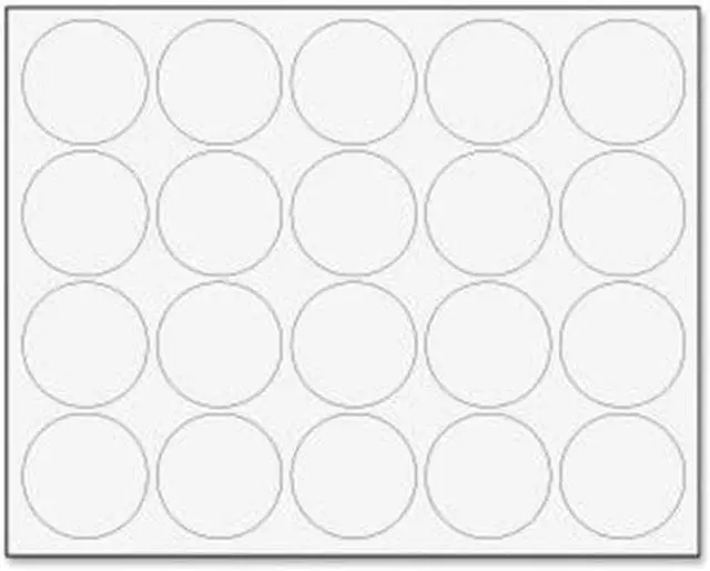 Alt view image 4 of 6 - MasterVision Interchangeable Magnetic Characters, Circles, White, 3/4" Dia., 20/Pack