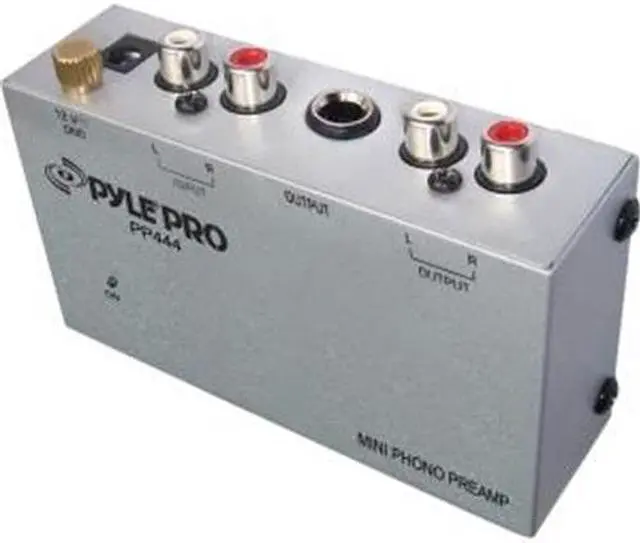 Alt view image 3 of 11 - Pyle Pro PP444 Ultra Compact Phono Turntable Pre Amplifier