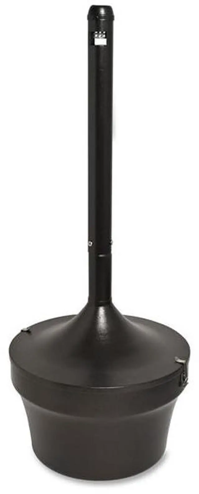 Main image of Genuine Joe Capped Tube Smoking Receptacle - Galvanized Steel - Bronze