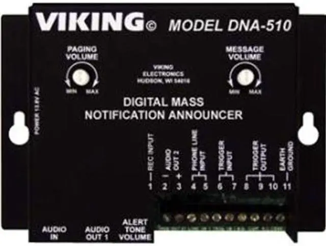 Alt view image 2 of 6 - Viking Electronics - DNA-510 - Viking Electronics DNA510 paging device dig evacuation