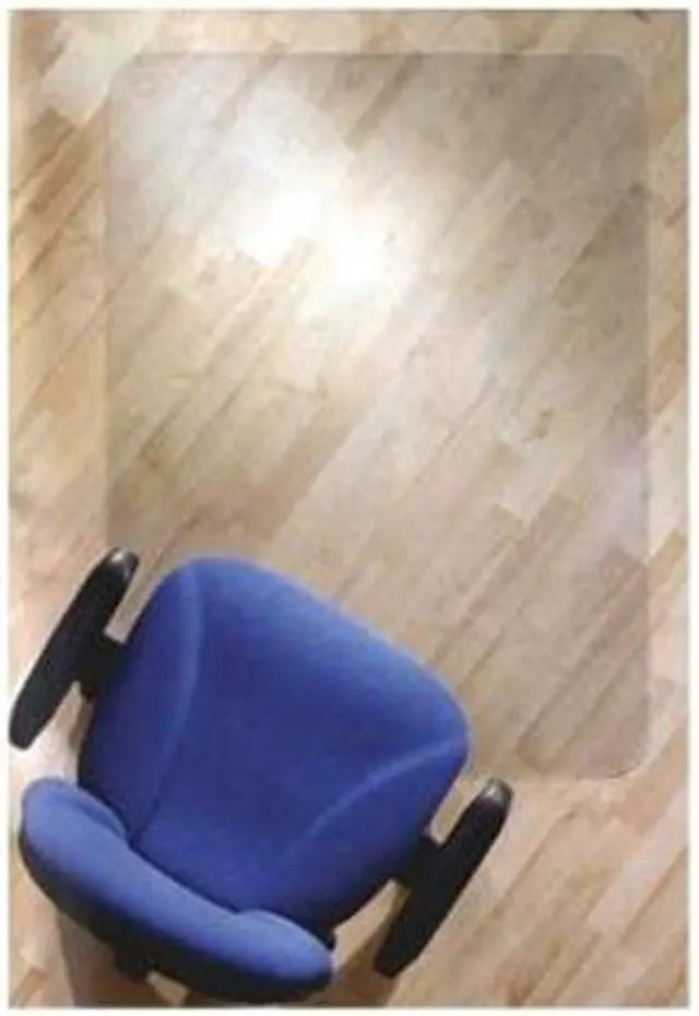 Alt view image 7 of 20 - Floortex Cleartex Ultimat Polycarbonate Chair Mat for Hard Floors 48 x 53 Clear