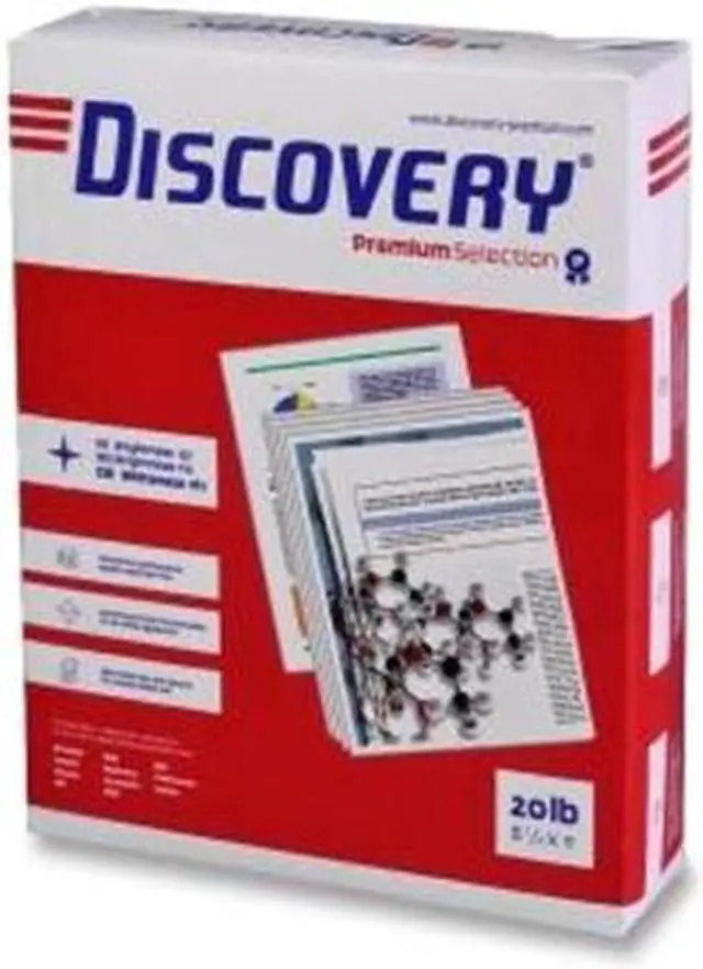 Alt view image 3 of 7 - Discovery Multipurpose Paper 8-1/2x11" 3HP 20lb 97GE/110 ISO 5RM/CT WE 00101