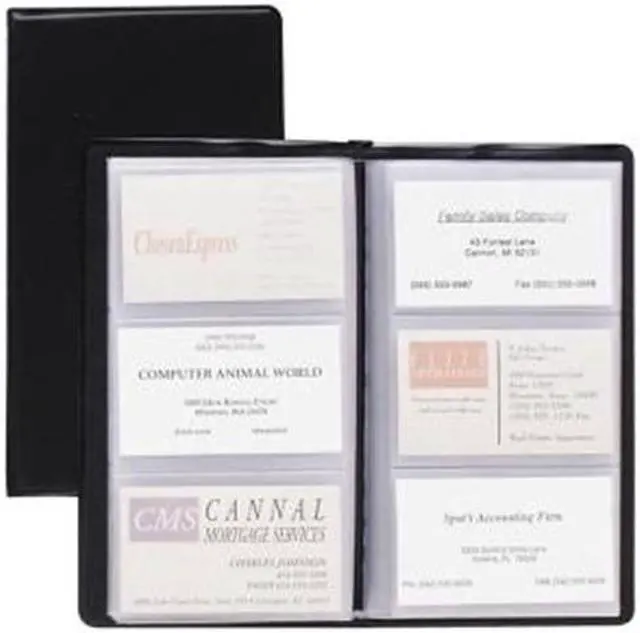 Alt view image 6 of 9 - Cardinal Business Basics Sealed Vinyl 72 Card File