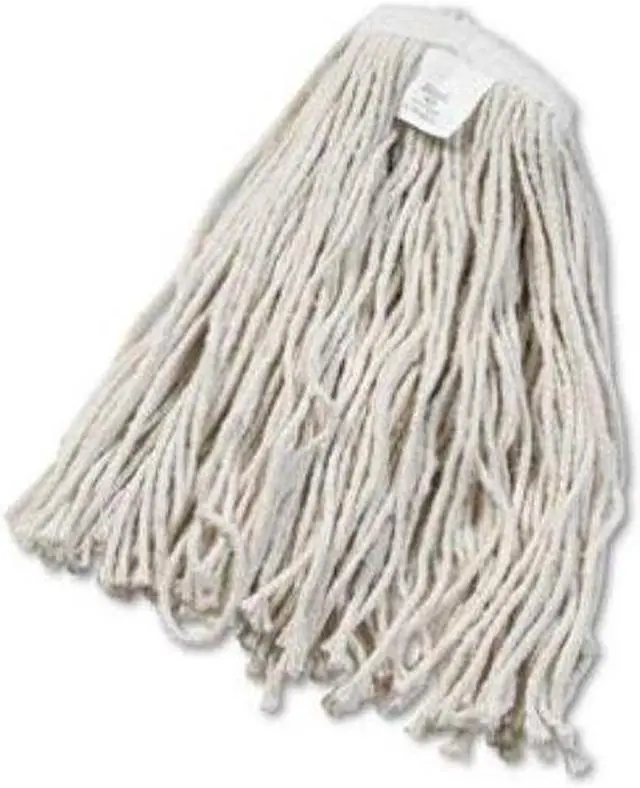 Alt view image 2 of 20 - Boardwalk Cut-End Wet Mop Head Cotton No. 20 White 2020CEA