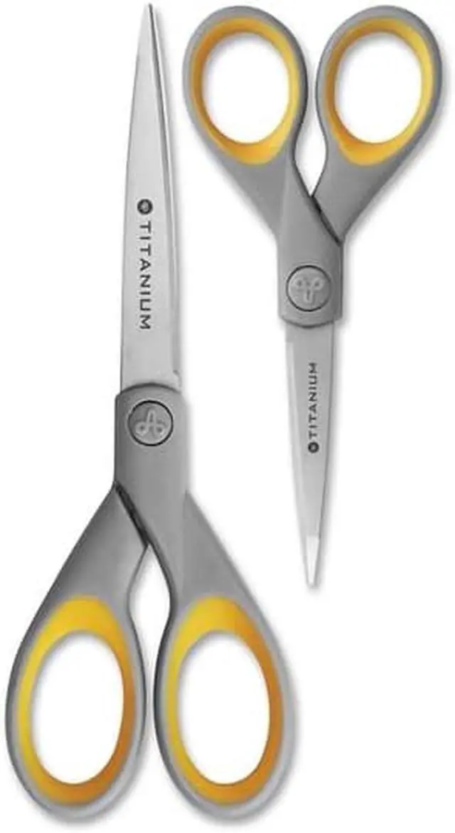 Alt view image 3 of 5 - Westcott Titanium Bonded Scissors Set 5" and 7" Long 2/Pack 13824