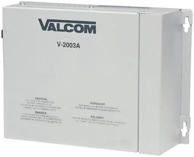 Alt view image 3 of 18 - Valcom One-way 3 Zone Page Control With All Call And Built-in Power; Provides Backgro